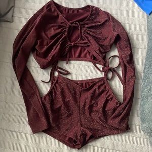 Savage x Fenty lingerie lounge set